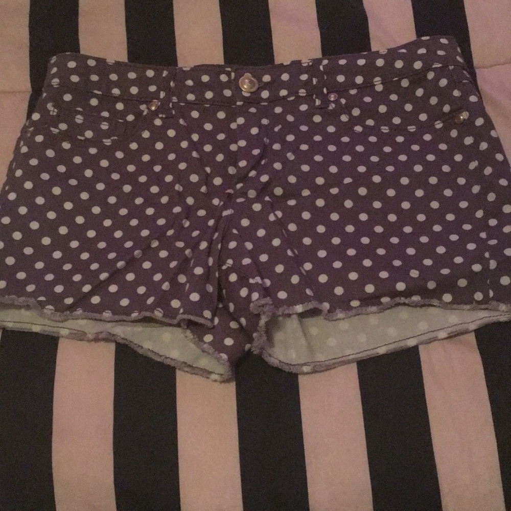 Purple Polka Dots Shorts